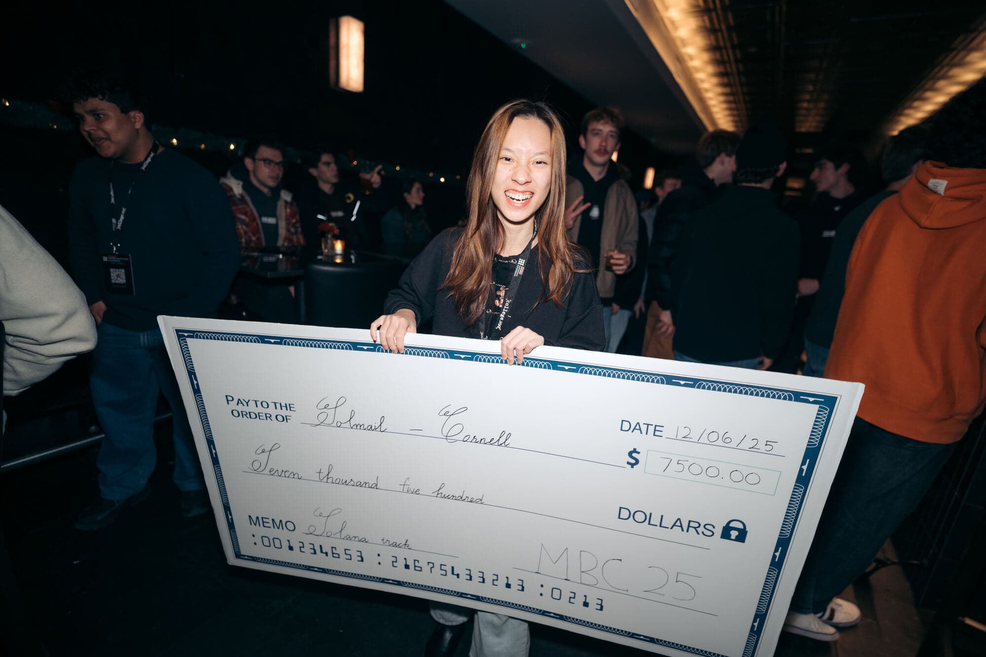 Big check energy